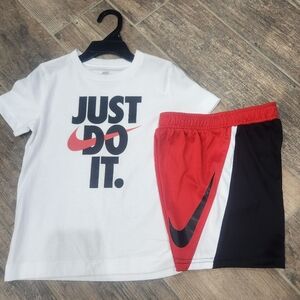 Nike Red and Black Athletic Matching Set